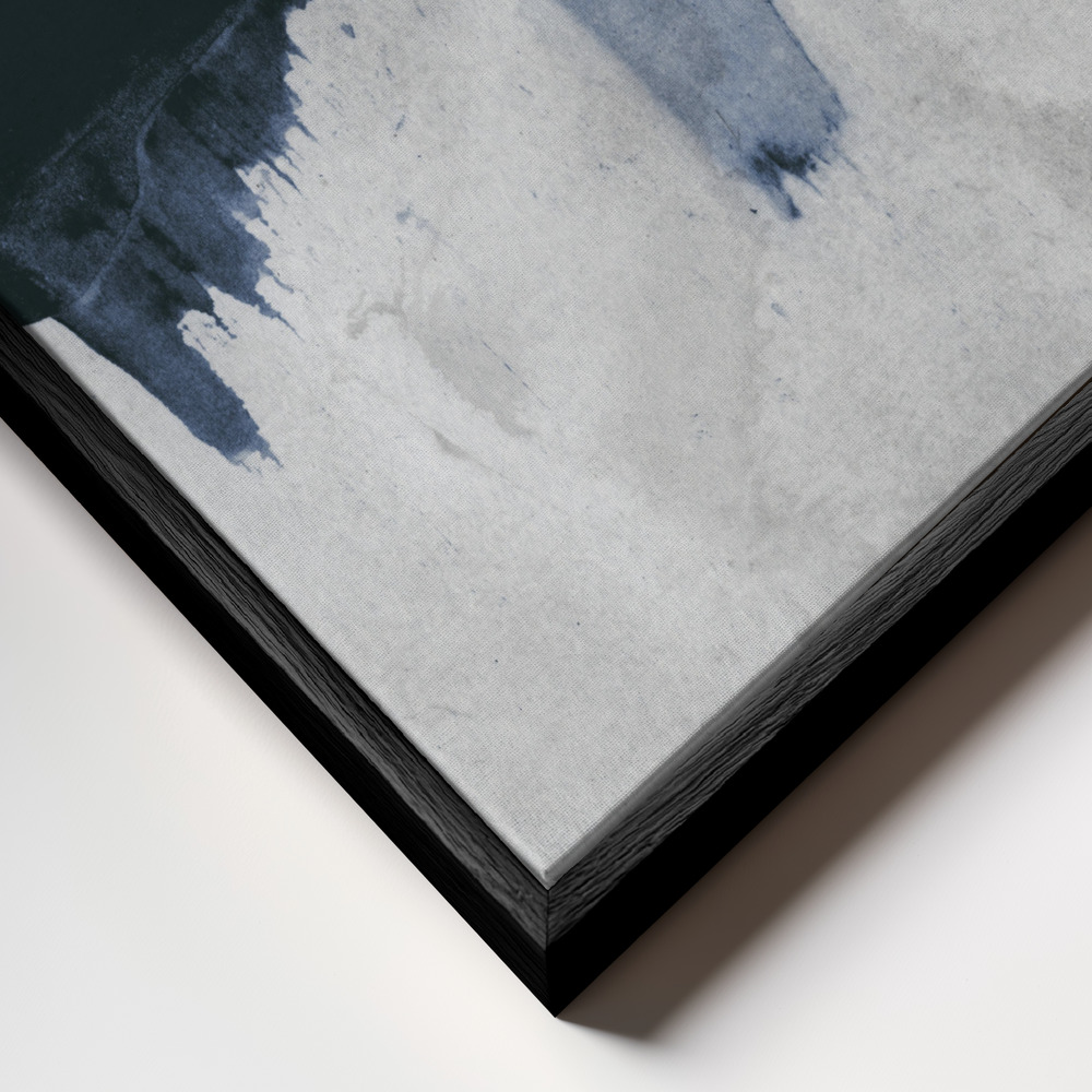 Canvas taulu - Blu 1 kehys lähikuvassa - musta kehys