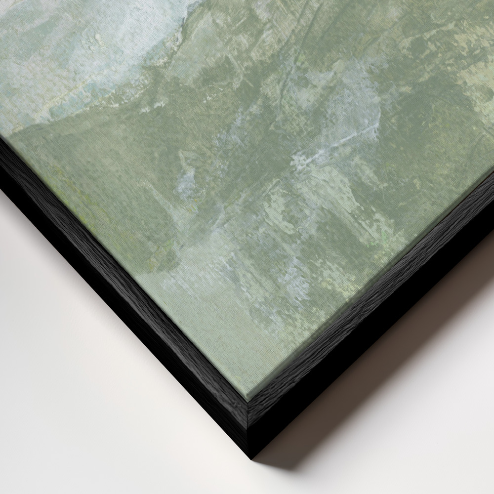 Canvas schilderi - Dartmoor National Park U.K.Trail Poster - Art Print No 1 frame close-up - zwart frame