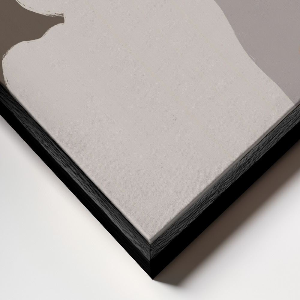 Canvas schilderi - Abstract frame close-up - zwart frame