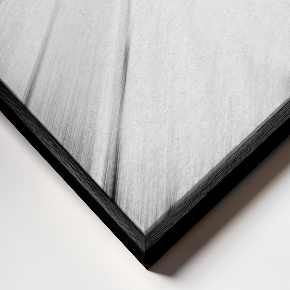 Toile - A Smoother Road cadre en gros plan - cadre noir
