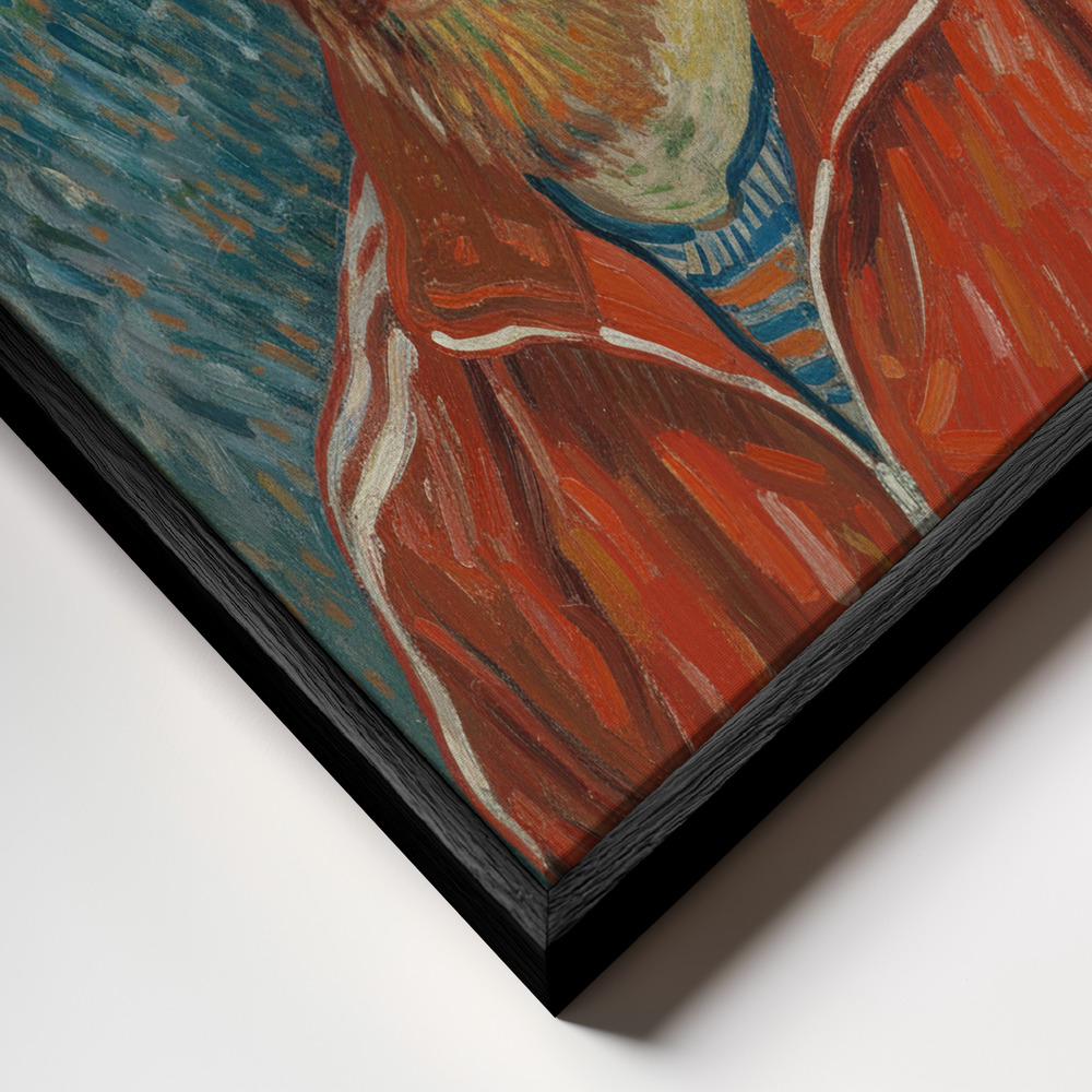 Canvas print - Neo Vincent frame close up - black frame