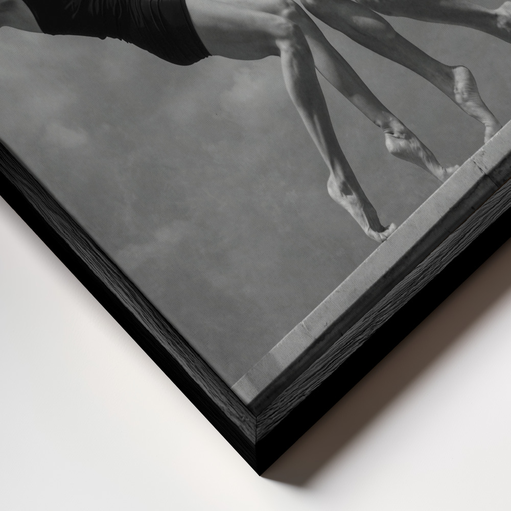 Toile - Grace&Strenght 2.0 cadre en gros plan - cadre noir