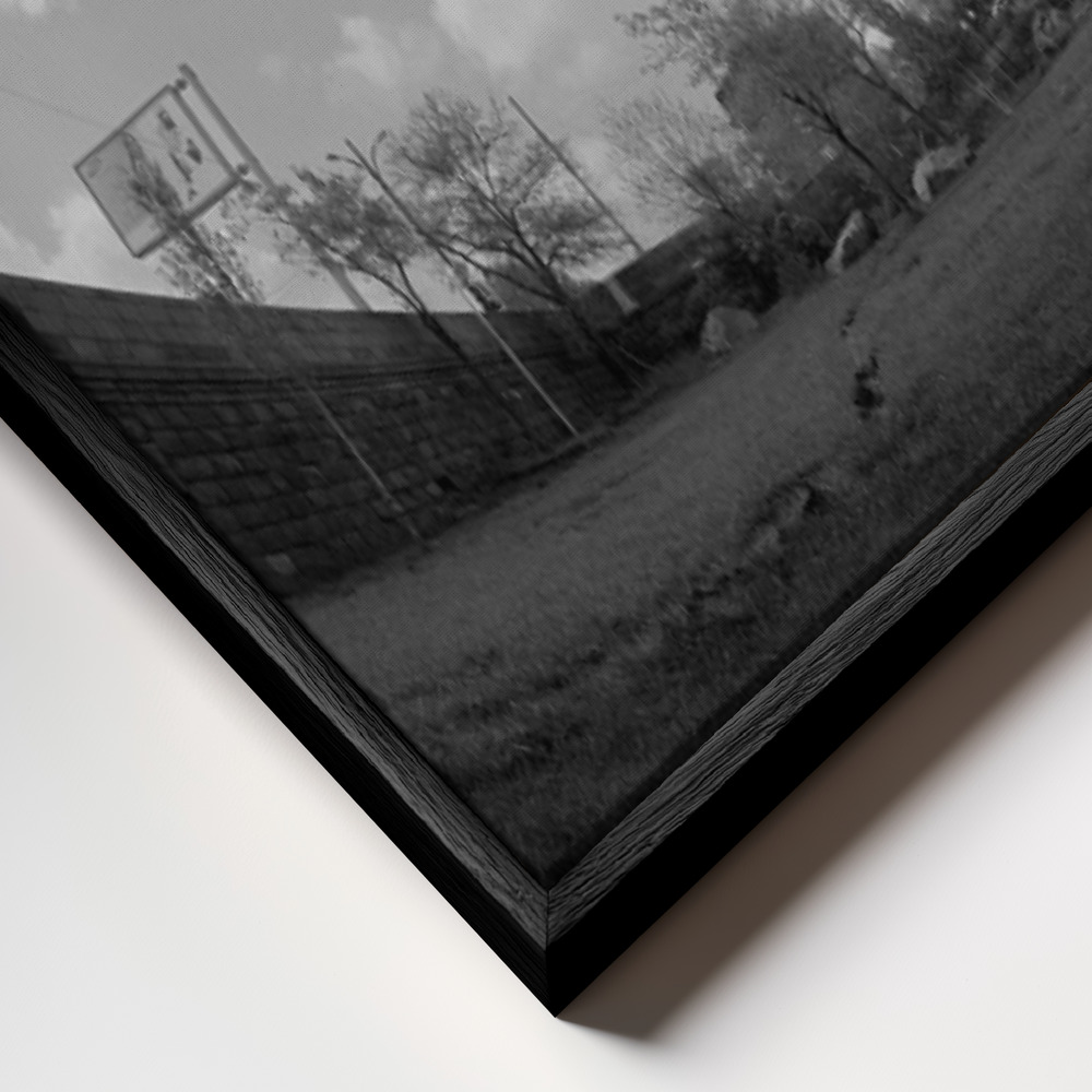 Canvas print - Jumper frame close up - black frame