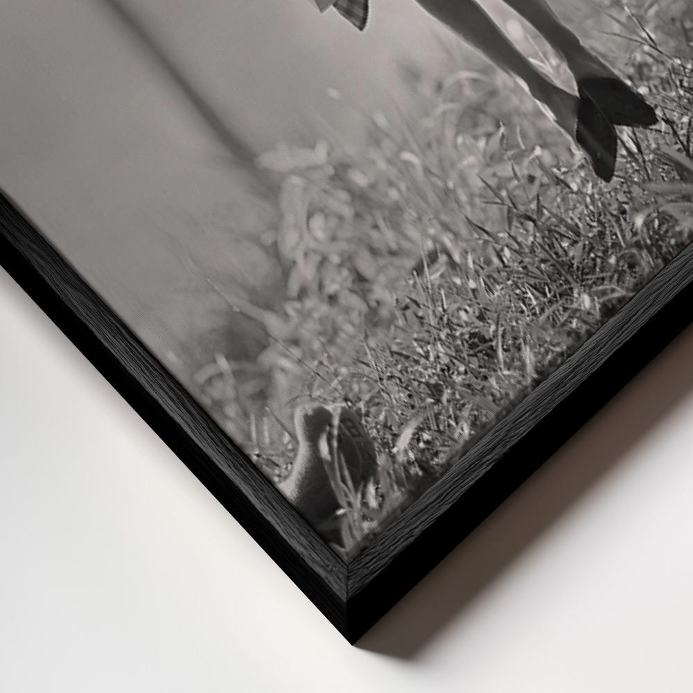 Lærred - just (you and) Me ramme nærbillede - sort ramme