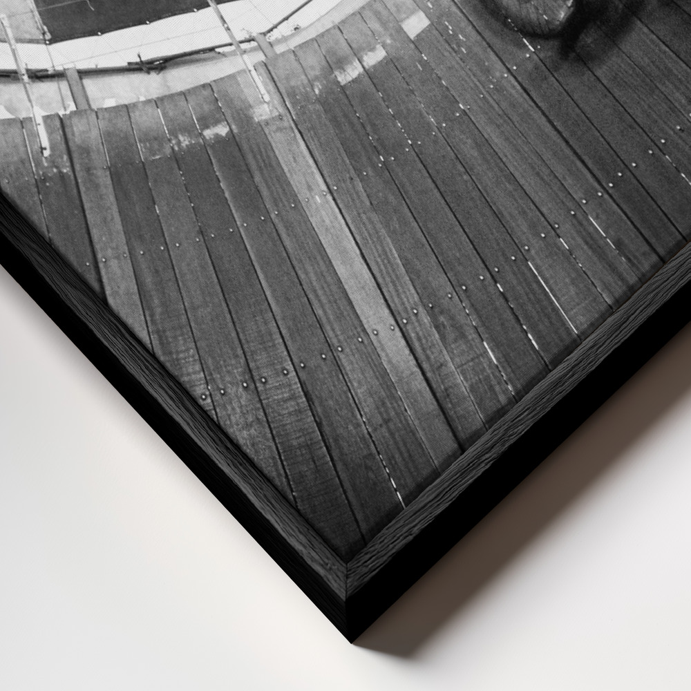 Toile - Daredevil cadre en gros plan - cadre noir