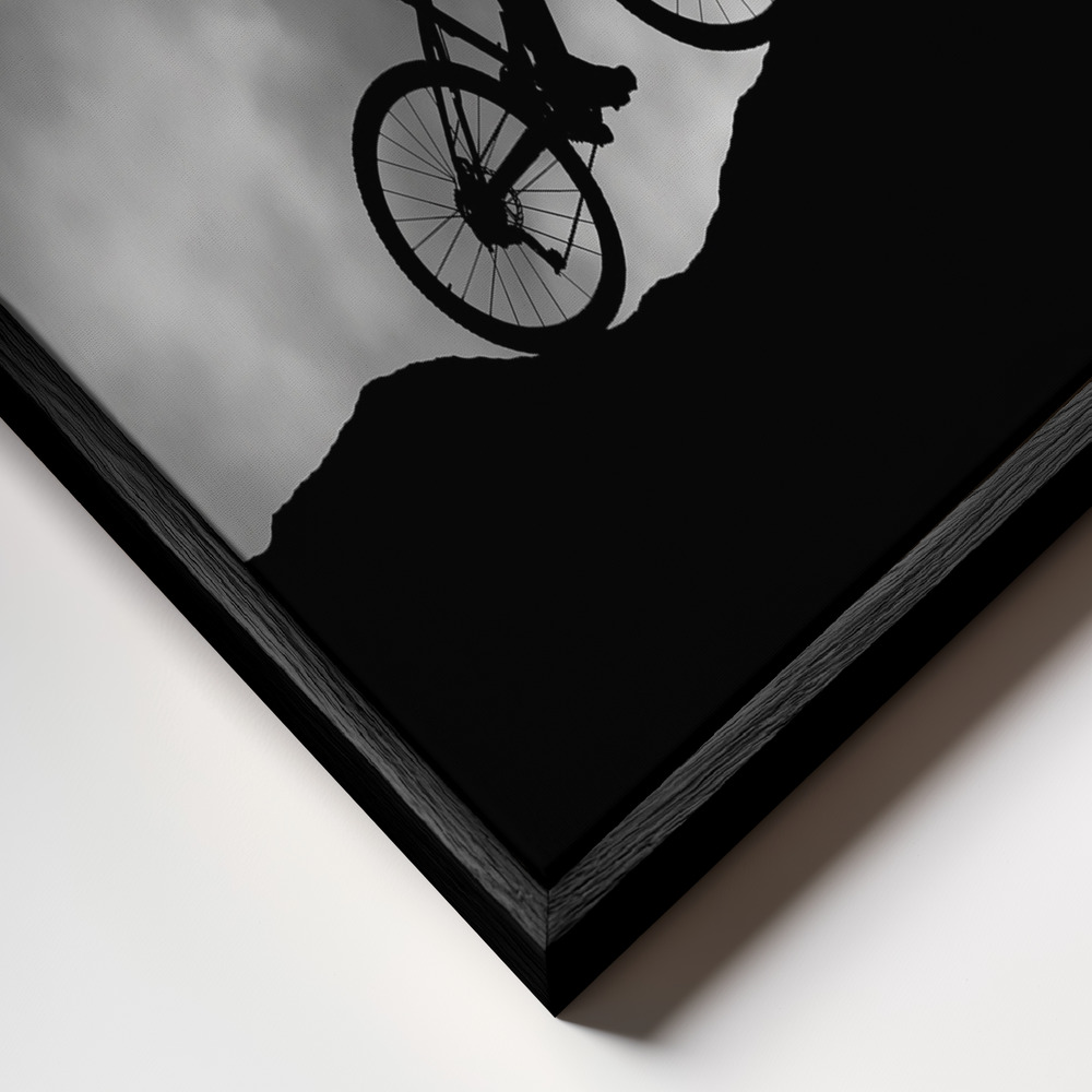 Toile - Allegro cadre en gros plan - cadre noir