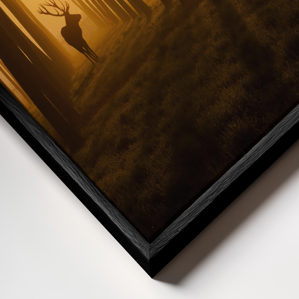 Canvas schilderi - Once Upon a Time frame close-up - zwart frame