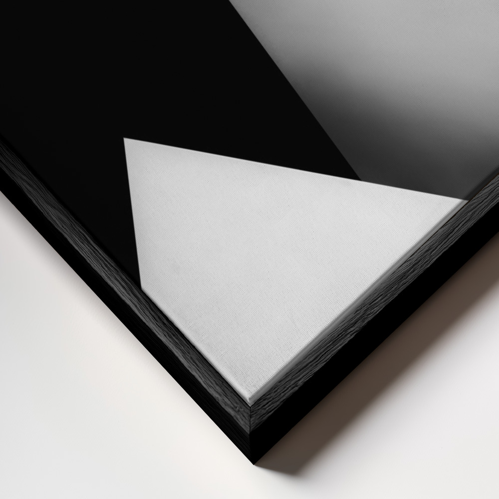 Canvas print - NerO BiancO frame close up - black frame