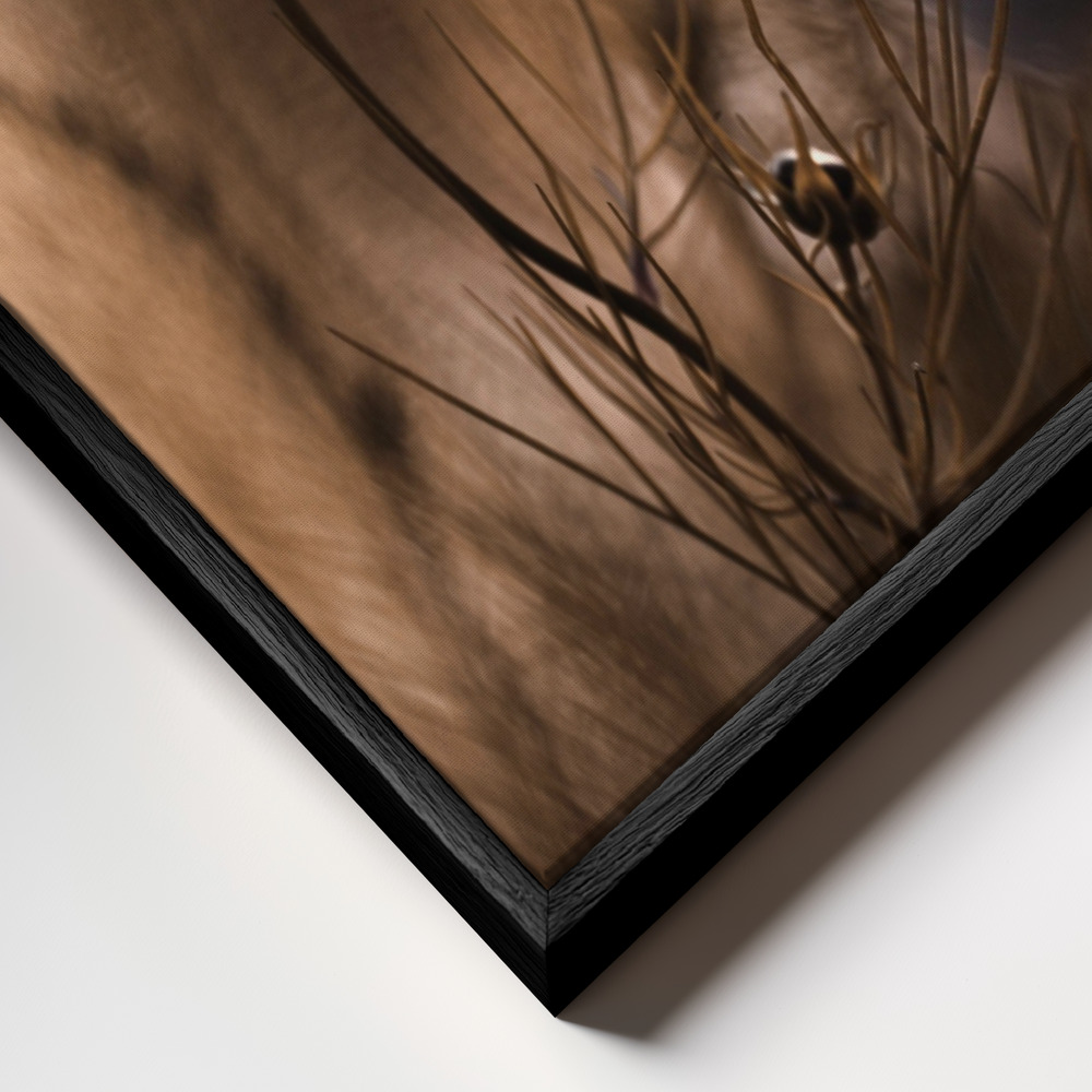 Canvas schilderi - The Dancing Queen frame close-up - zwart frame