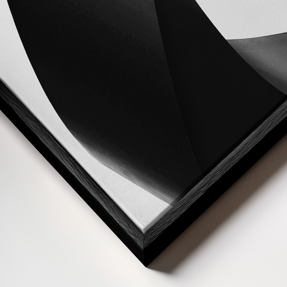 Toile - Moving Still cadre en gros plan - cadre noir