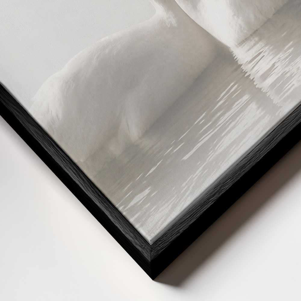 Toile - Forever cadre en gros plan - cadre noir