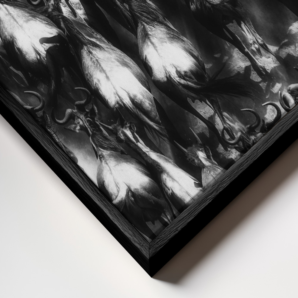 Canvas schilderi - Great Escape frame close-up - zwart frame