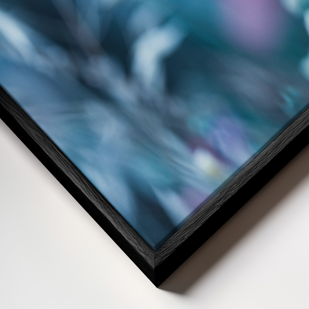 Canvas schilderi - A Walk in Dreamland frame close-up - zwart frame