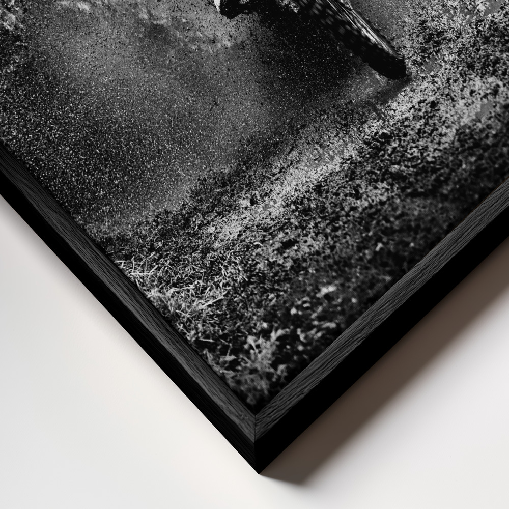 Toile - Mudbound Velocity cadre en gros plan - cadre noir