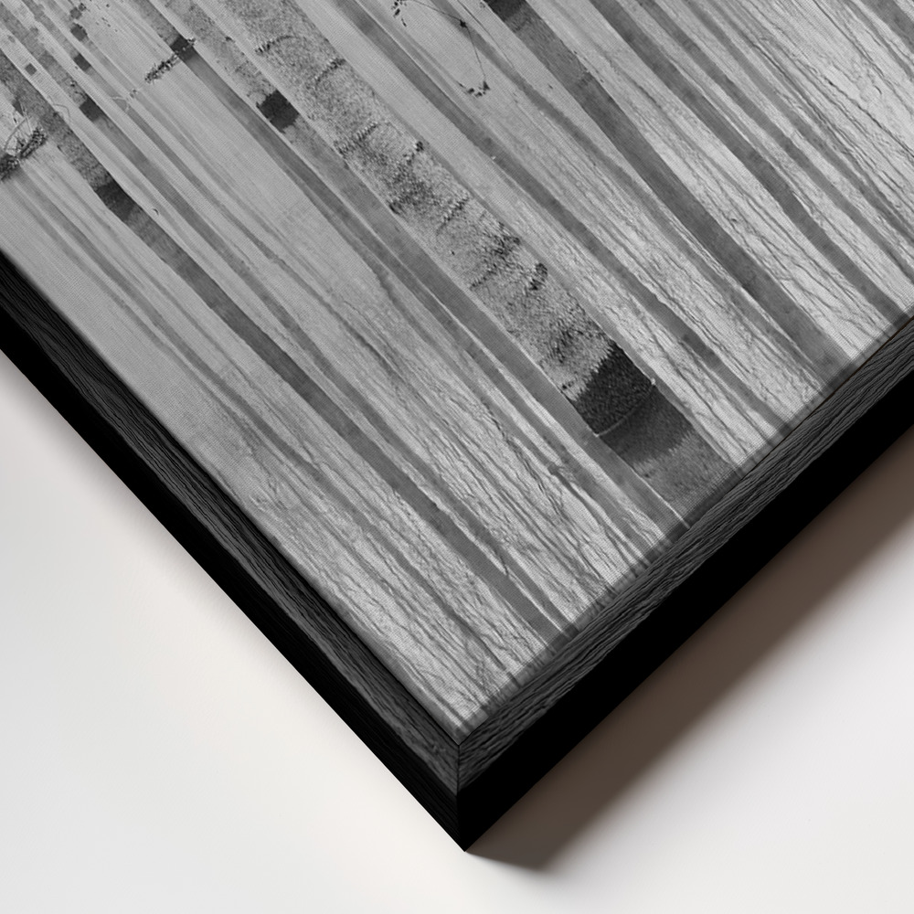 Leinwandbild - November rahmen Nahaufnahme - schwarzer Rahmen