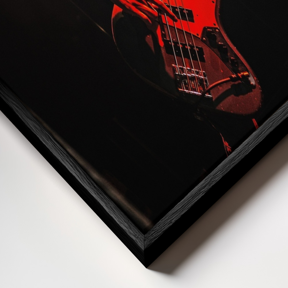 Canvas print - Livephotography frame close up - black frame