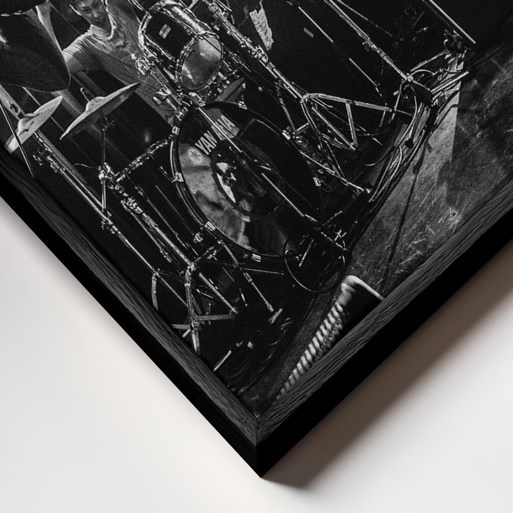 Canvas schilderi - OnStagePhotography frame close-up - zwart frame