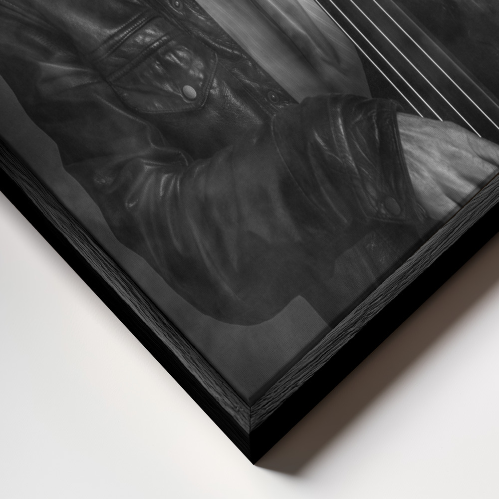 Canvas print - Jules 2 frame close up - black frame
