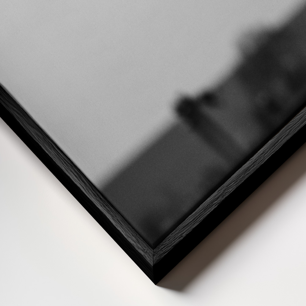 Canvas schilderi - No limits frame close-up - zwart frame