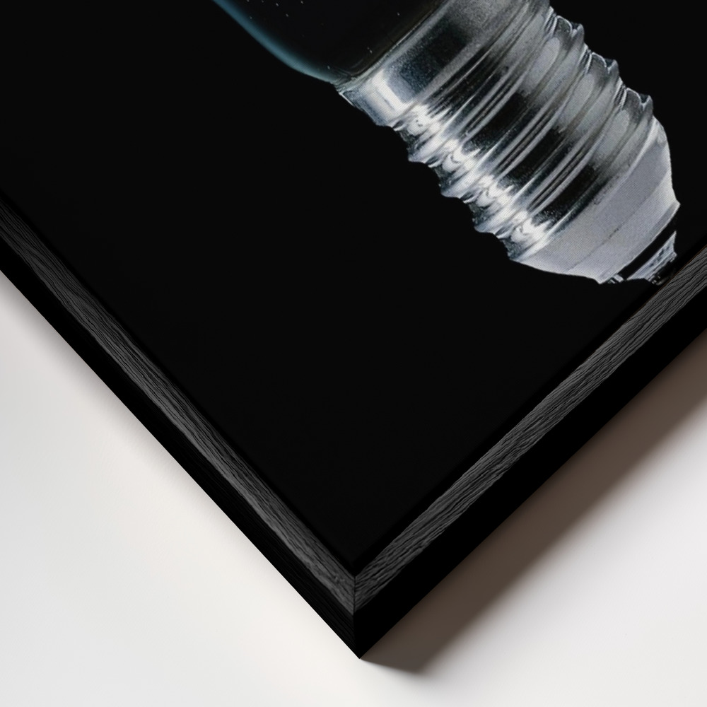 Canvas print - The 4 elements IV frame close up - black frame