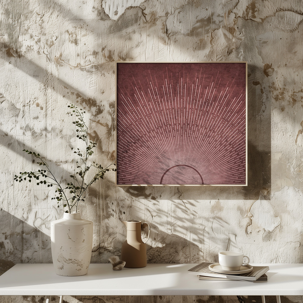 Poster - Radiant Horizon square poster interior 3