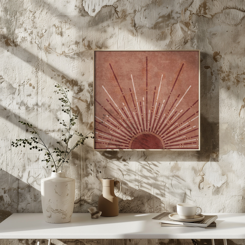 Juliste - Radiant Dawn Burst square poster interior 3