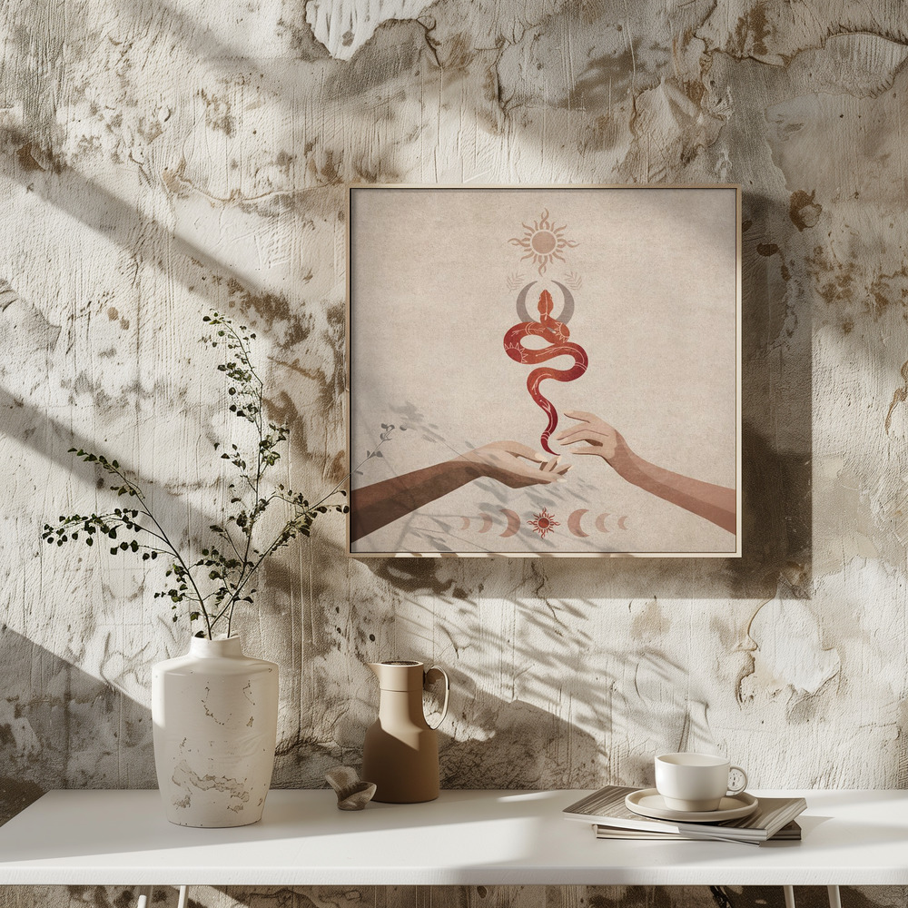 Juliste - Serpent Harmony square poster interior 3