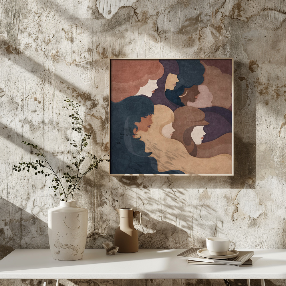 Juliste - Waves of Identity square poster interior 3