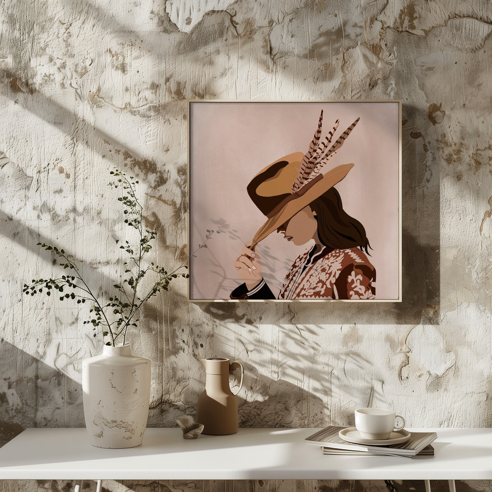 Juliste - Cowgirl Elegance square poster interior 3