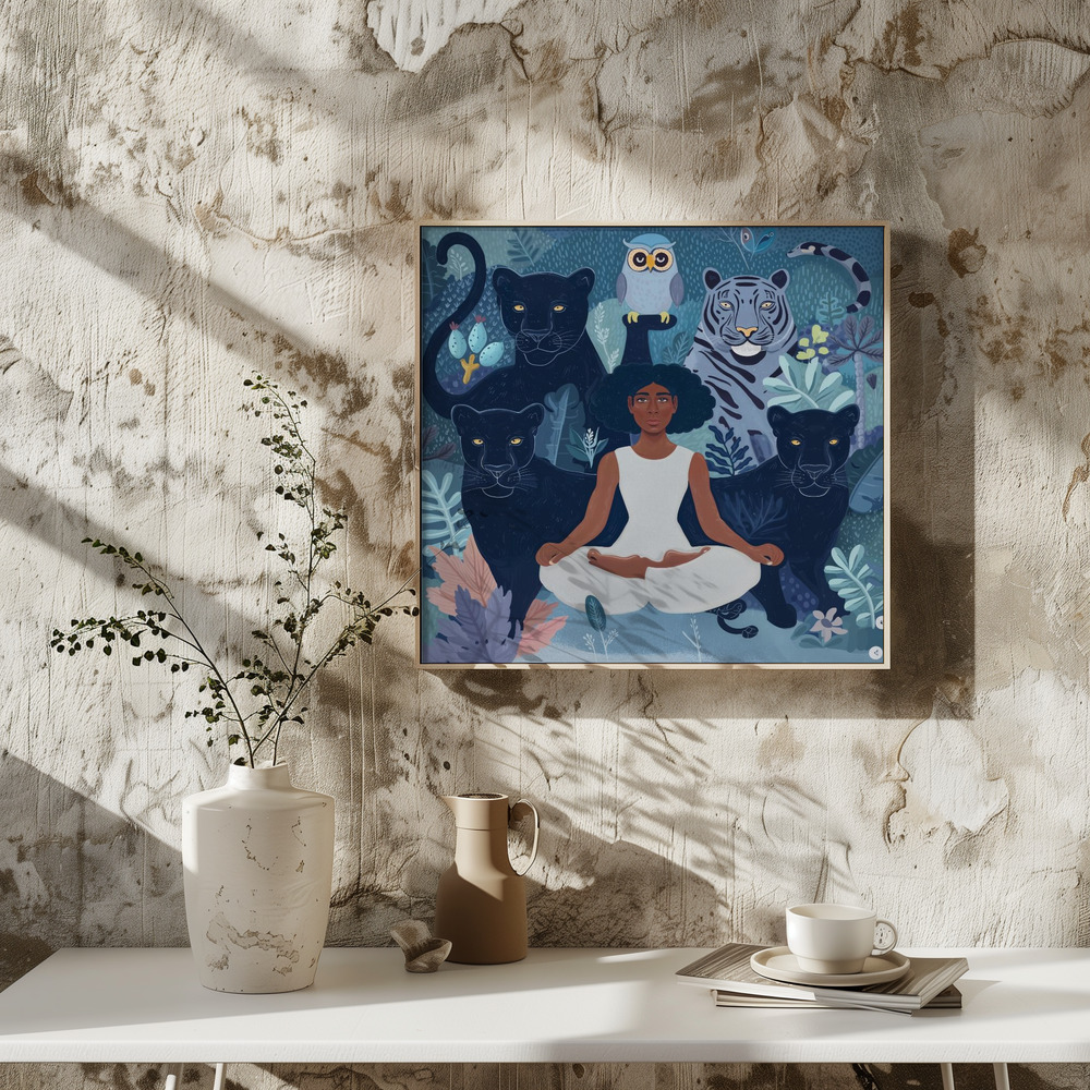 Poster - Tropical 3 square poster interior 3