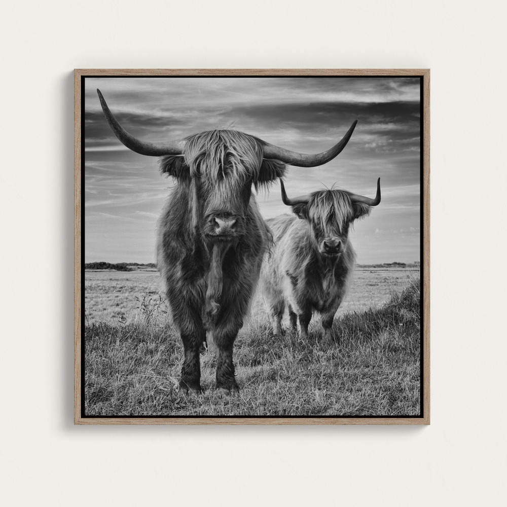 Canvas print - Highlands over dining table