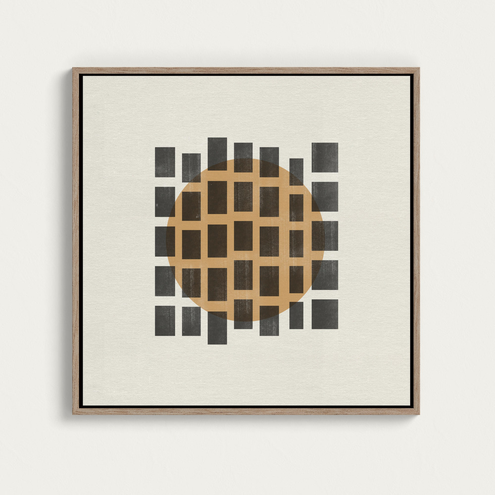 Toile - Geometric Harmony square canvas motif image