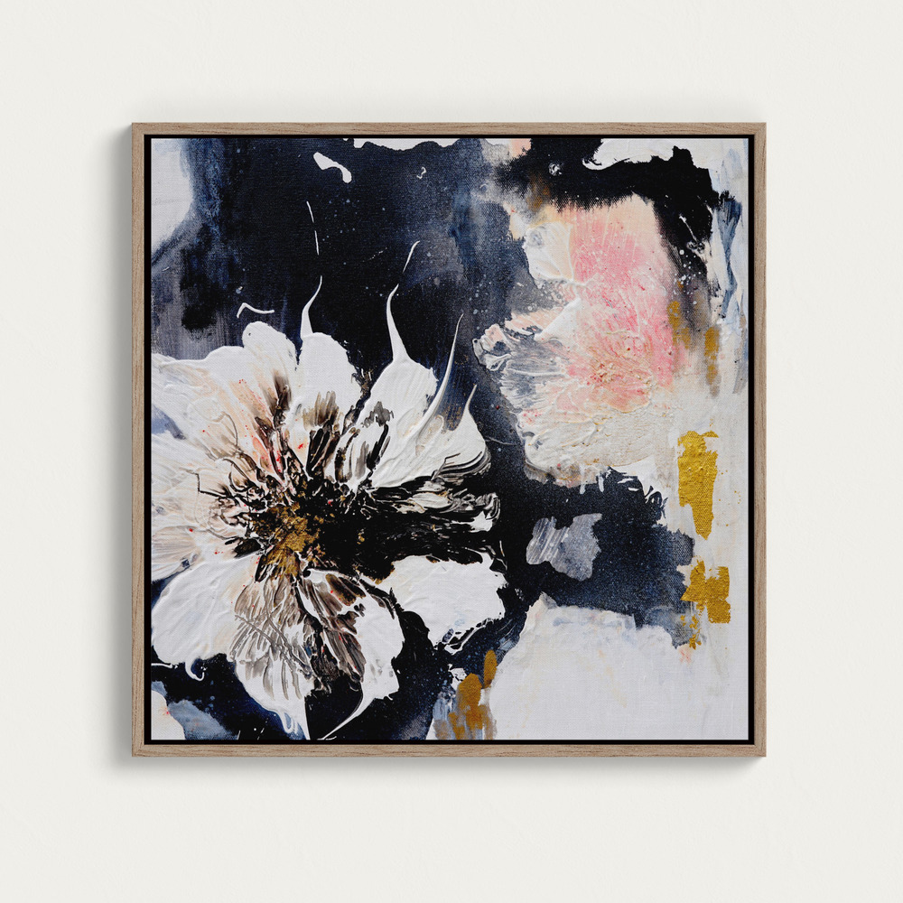 Canvas print - Abstract Bloom square canvas motif image