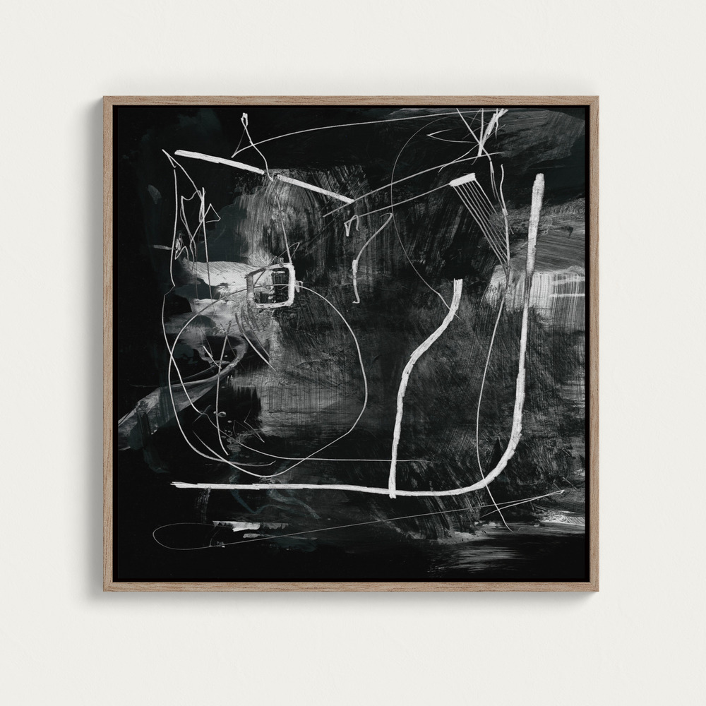 Canvas print - Mono over dining table