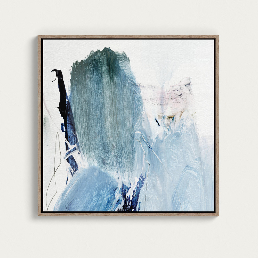 Canvas print - Blues over dining table