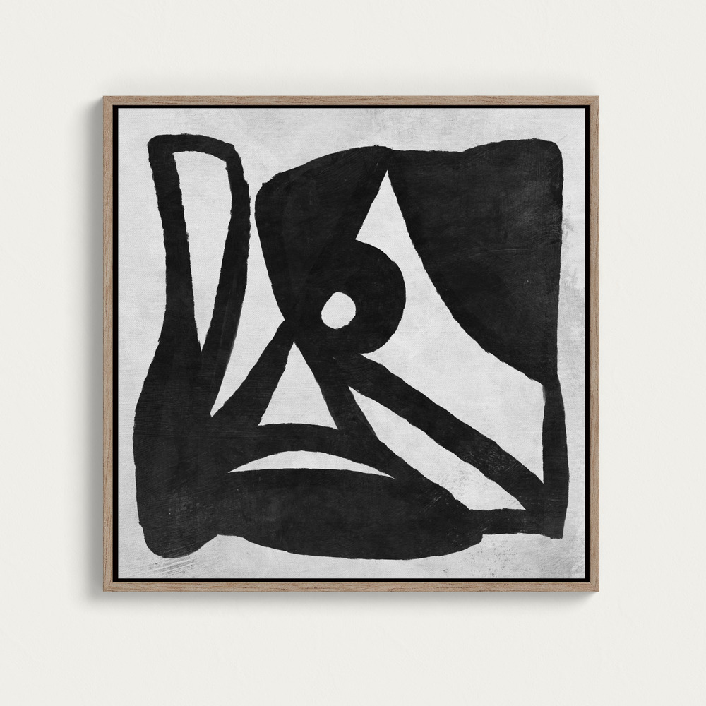 Toile - Abstract Melody No2 square canvas motif image