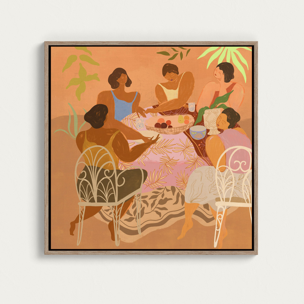 Canvas print - We Meet Again square canvas motif image