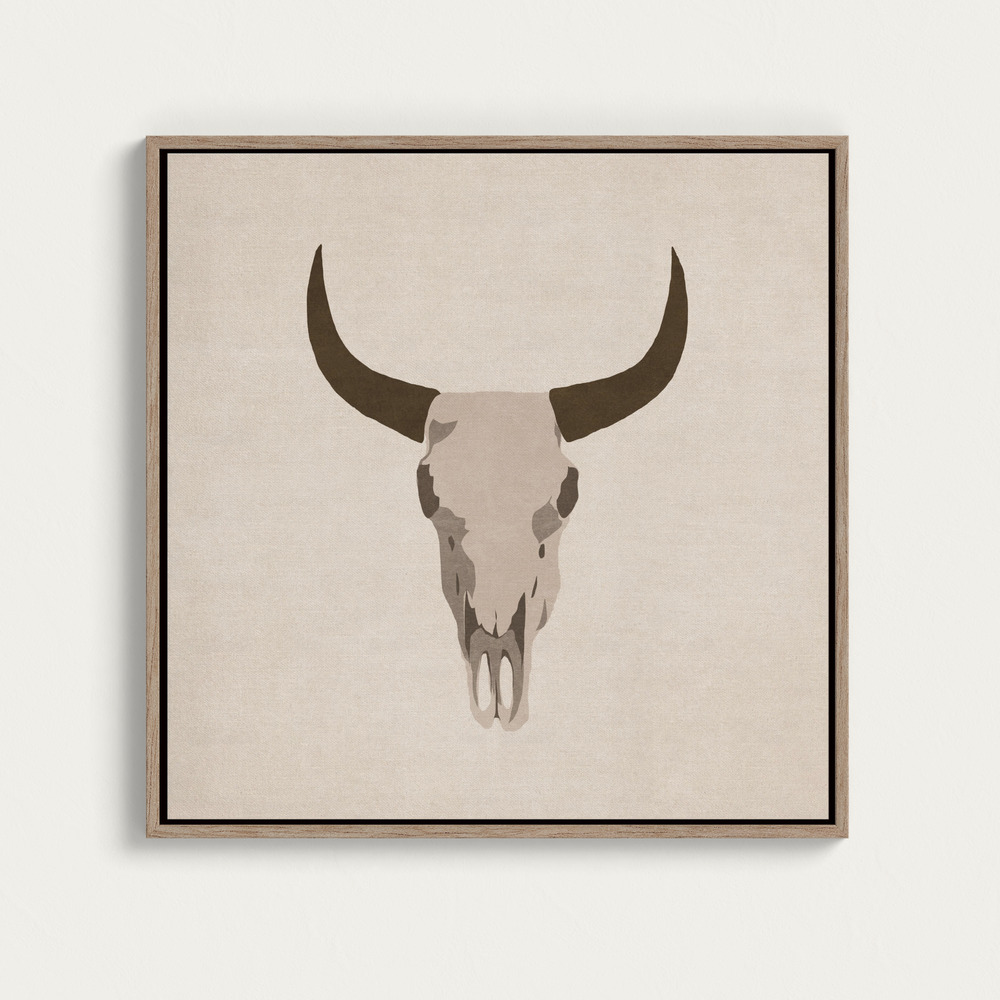 Canvas print - Desert Essence square canvas motif image