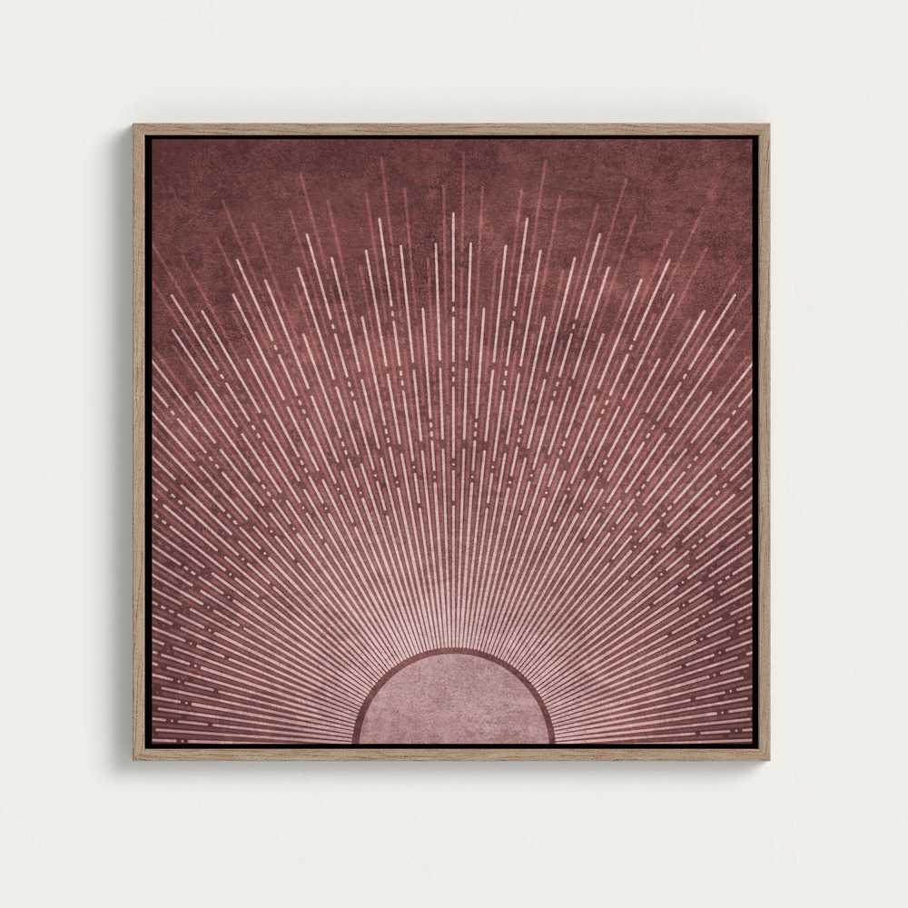 Stampe su tela - Radiant Horizon sopra il tavolo da pranzo