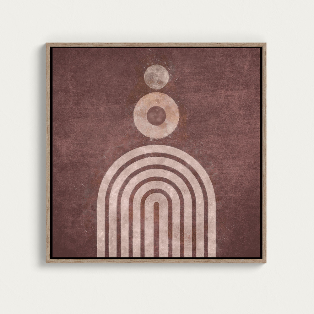 Stampe su tela - Serene Symmetry sopra il tavolo da pranzo