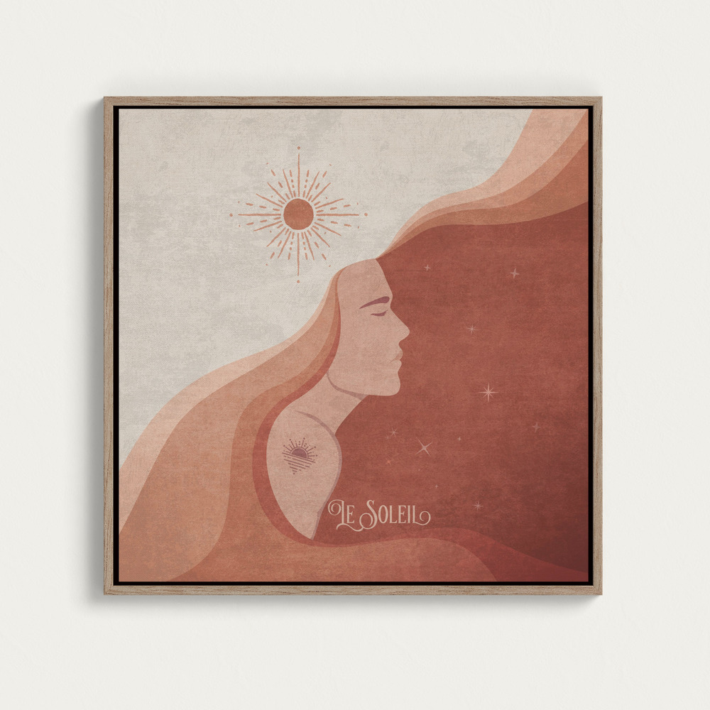 Canvas print - Radiant Dreams square canvas motif image