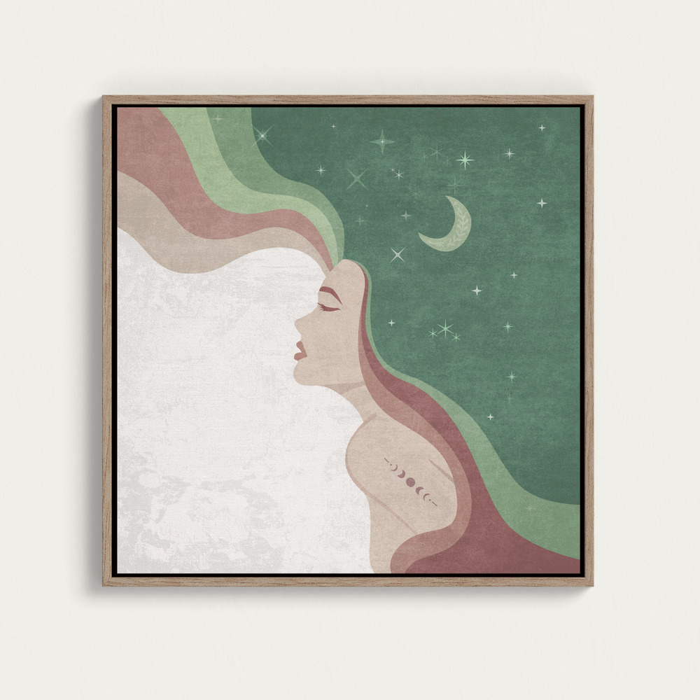 Canvas print - Lunar Dreams square canvas motif image