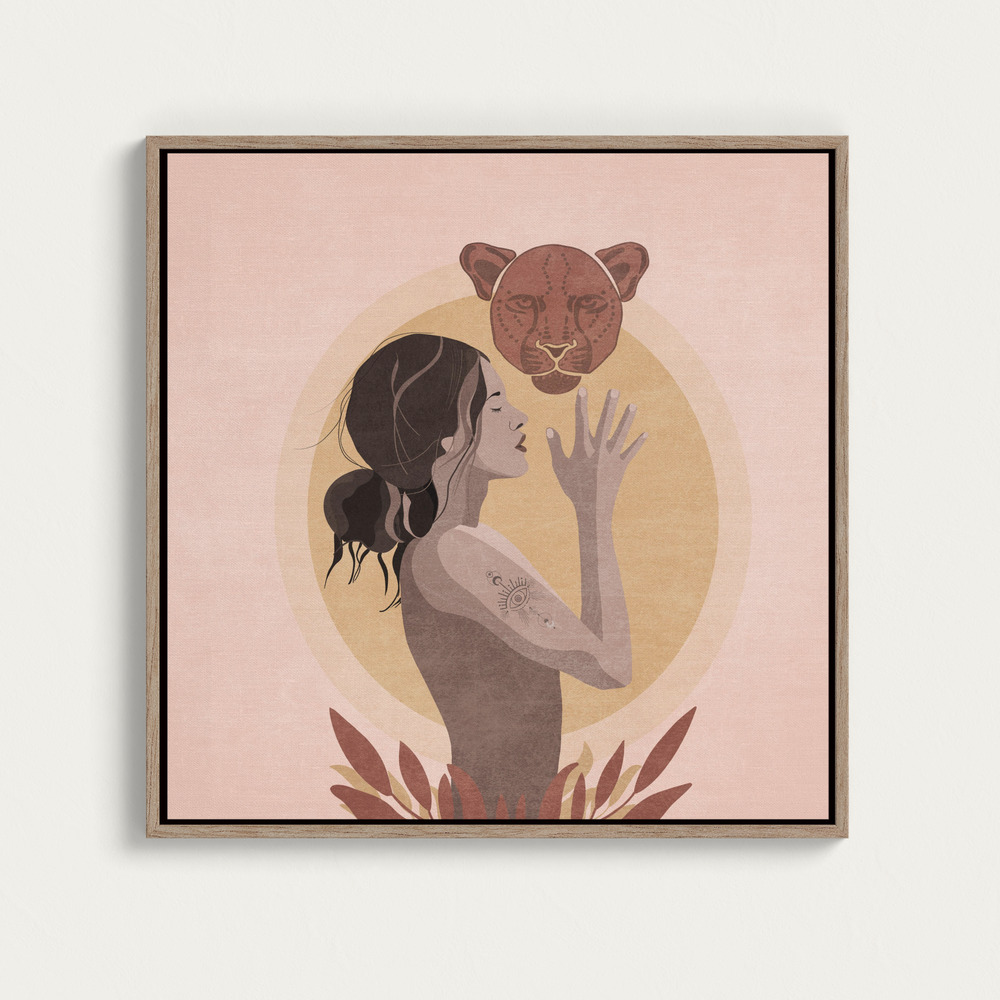 Canvas print - Spirit Connection square canvas motif image