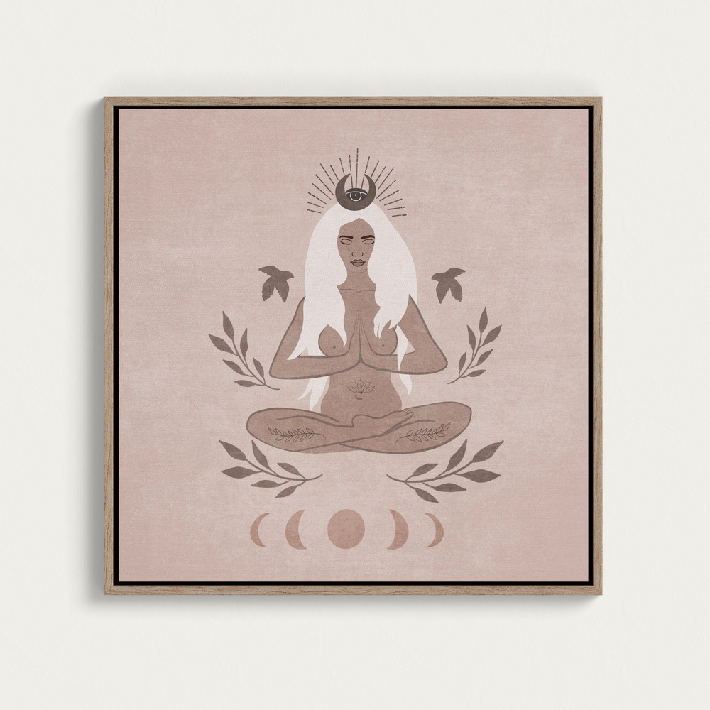 Canvas print - Serene Awakening square canvas motif image