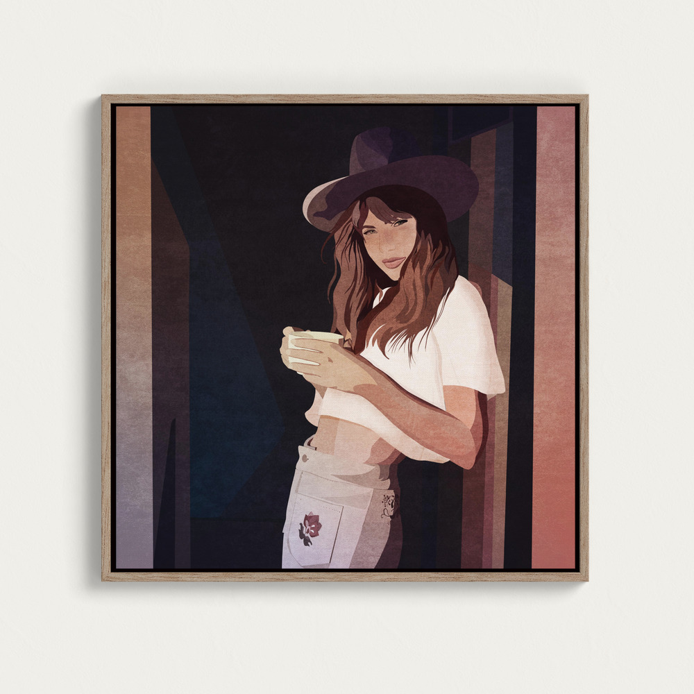 Stampe su tela - Morning Coffee Charm sopra il tavolo da pranzo