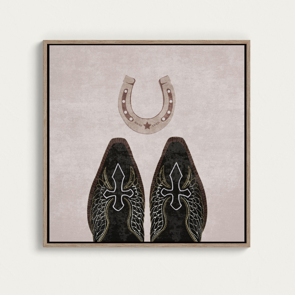 Stampe su tela - Western Harmony sopra il tavolo da pranzo