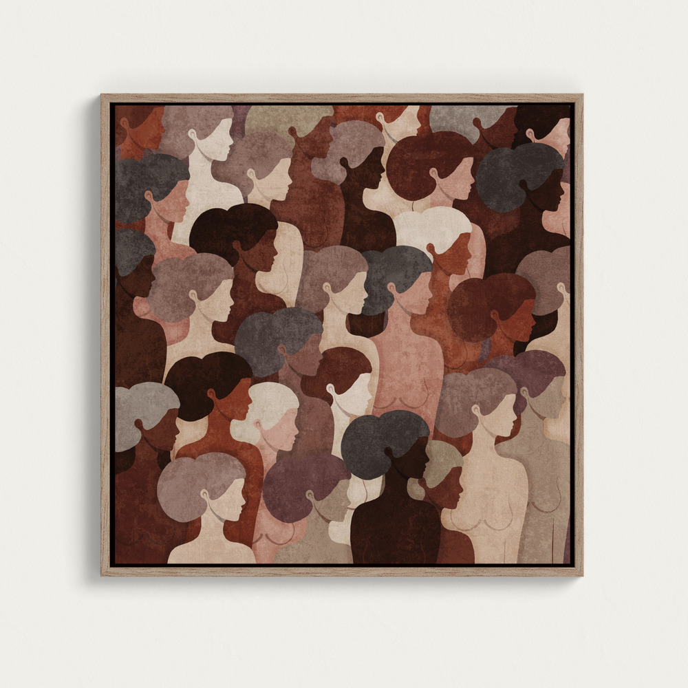 Canvas print - Unity in Diversity over dining table