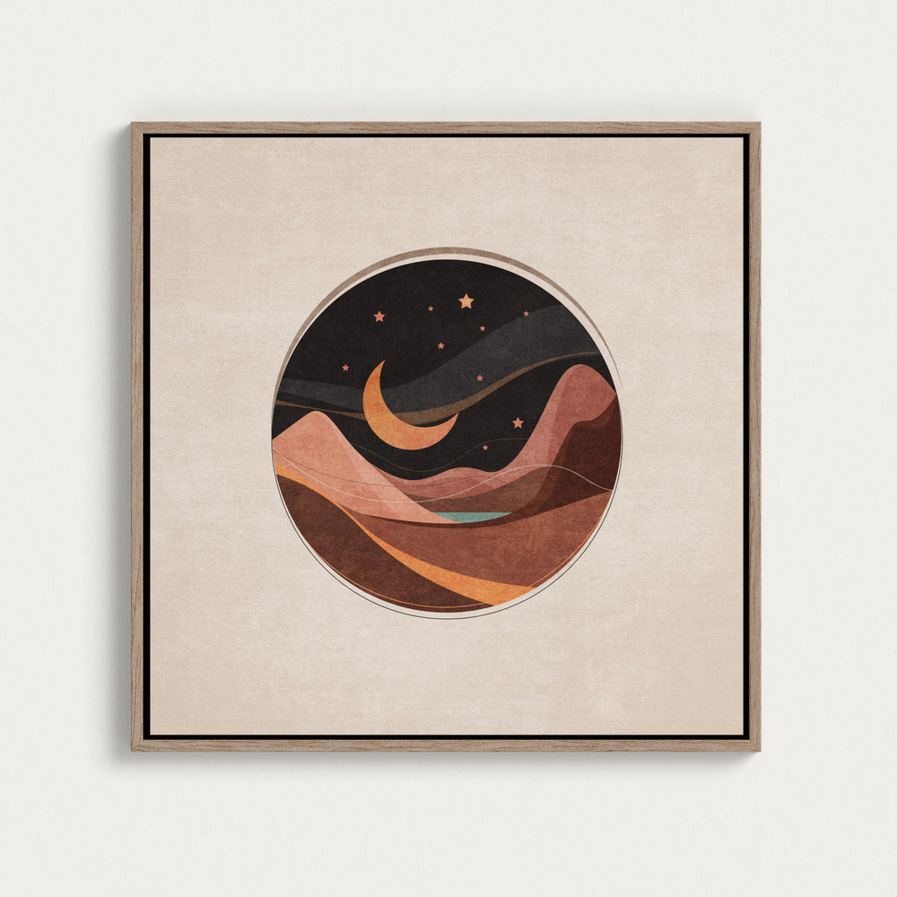 Canvas print - Desert Nightscape over dining table