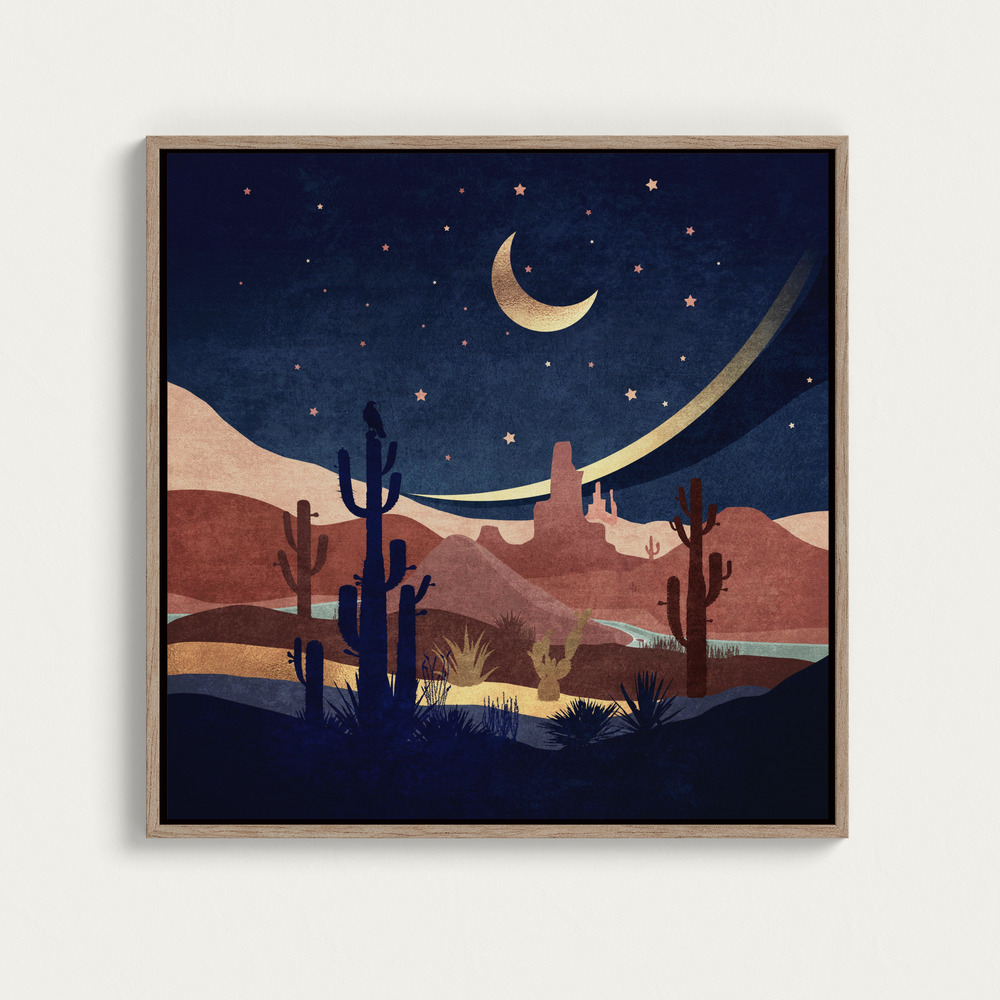 Canvas print - Desert Nightscape over dining table