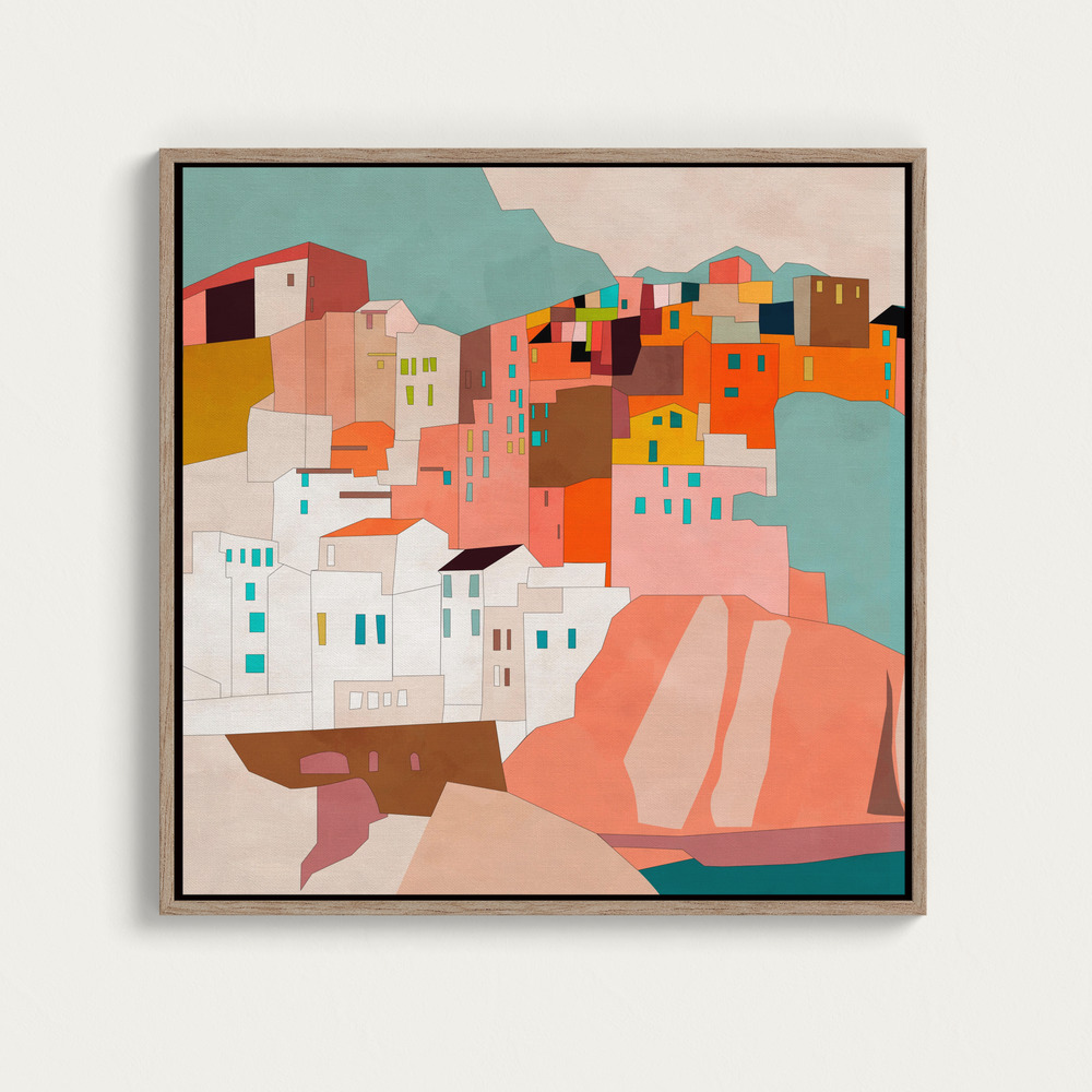 Canvas print - Vernazza 2 over dining table